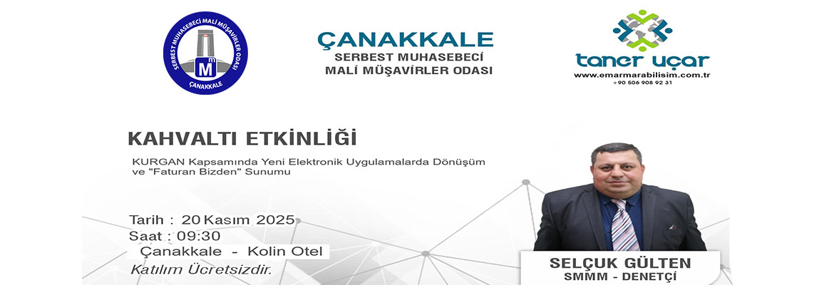 KURGAN KAPSAMINDA YENİ ELEKTRONİK UYGULAMALARDA DÖNÜŞÜM VE FATURA BİZDEN UYGULAMASI